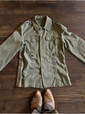 80s Military Field Jacket in Olive